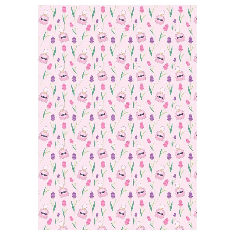 Упаковочная бумага глянц. 70*100см, MESHU "Woman time", 80 г/м2, ассорти, 4 дизайна