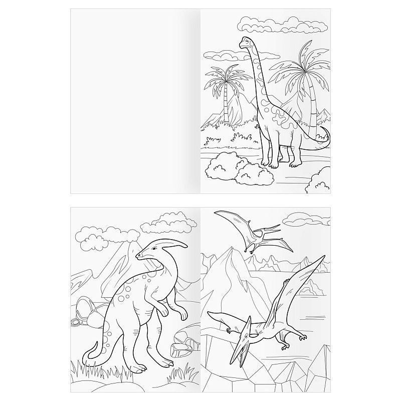 Раскраска А4,  8 стр., ТРИ СОВЫ "Для мальчика"