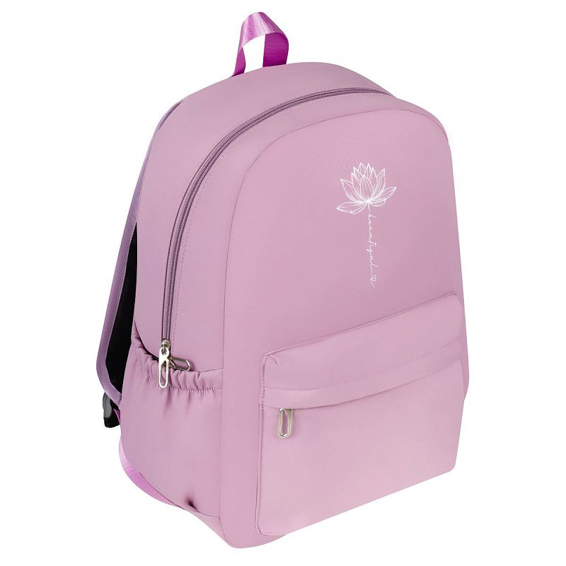 Рюкзак MESHU "Lily", 43*30*13см, 1 отделение, 3 кармана, уплотн. спинка, в комплекте сумка-шоппер 33*30см, пенал 20*5*5см 