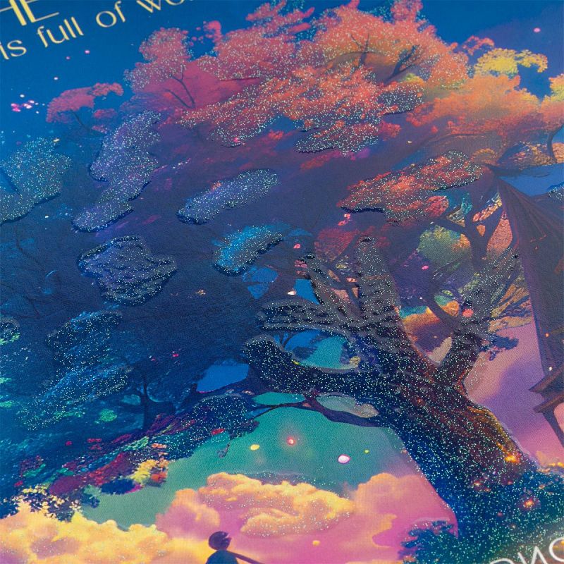 Альбом для рисования 32л., А4, на скрепке BG "Чудесный мир", блестки