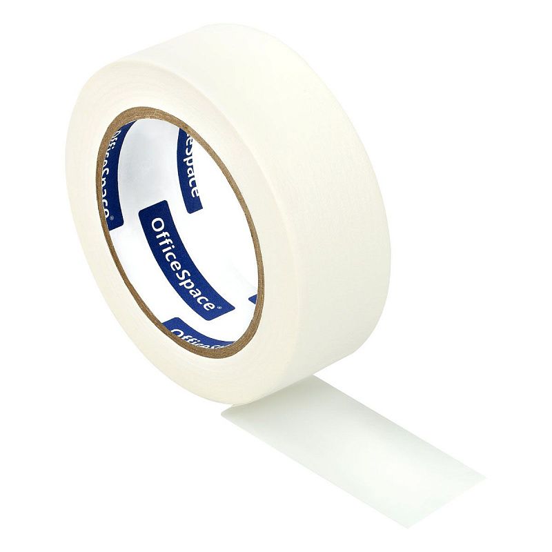Клейкая лента малярная OfficeSpace, 38мм*50м, ШК