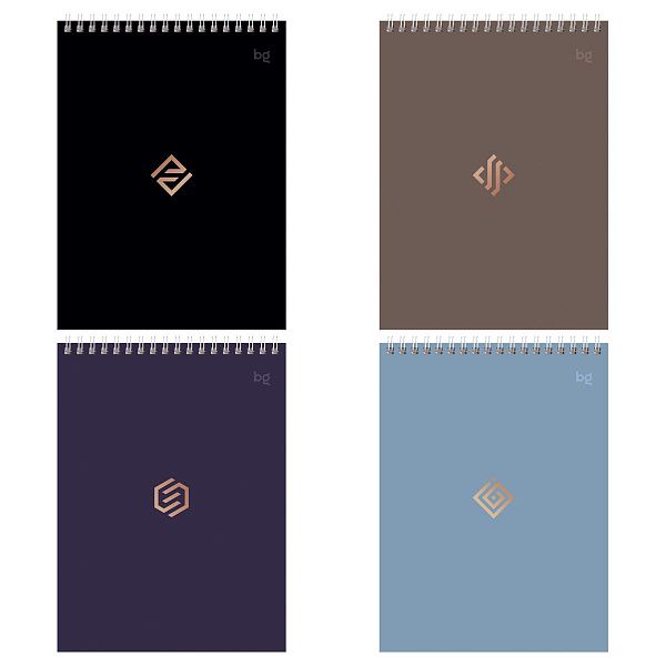 Блокнот А5 40л. на гребне BG "Моноколор. Классика"