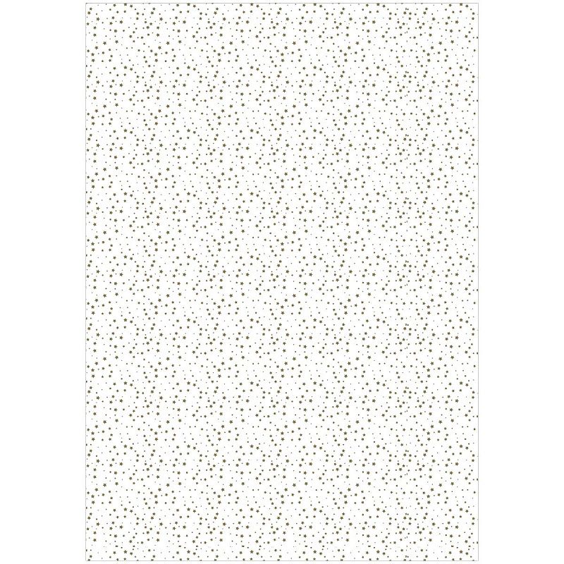 Упаковочная бумага глянц. 70*100см, MESHU "Pattern on white", 80г/м2, ассорти 5 дизайнов