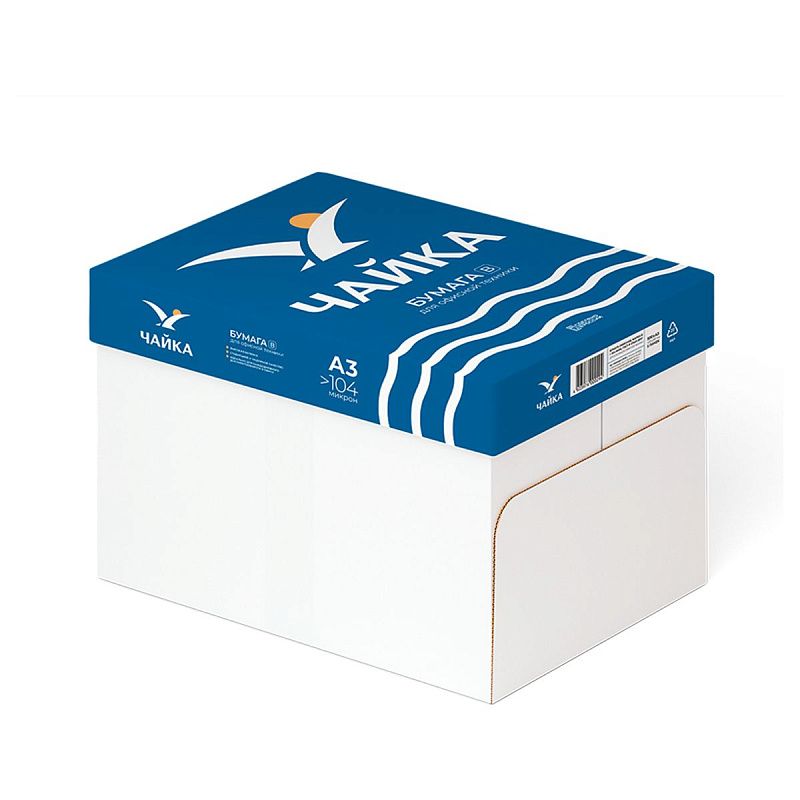 Бумага Чайка А3, Марка В, 500л.