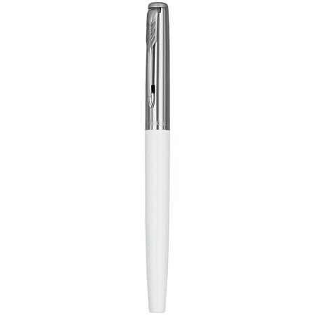 Ручка перьевая Parker "Jotter Originals White Chrome CT" синяя, 0,8мм, подарочная упаковка 