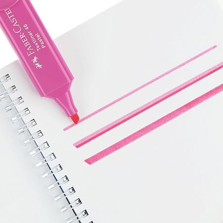 Набор текстовыделителей Faber-Castell "46 Superfluorescent+Pastel" 2 флуоресцентных цв. + 2 пастельных цв., 1-5м 