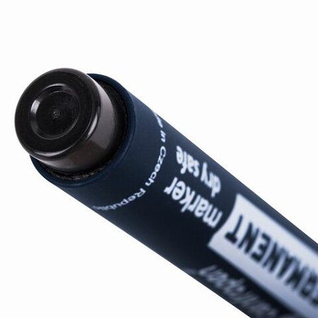 Маркер перманентный CENTROPEN 8516, ЧЕРНЫЙ, скошенный наконечник, 2-5 мм, 5 8516 0112 