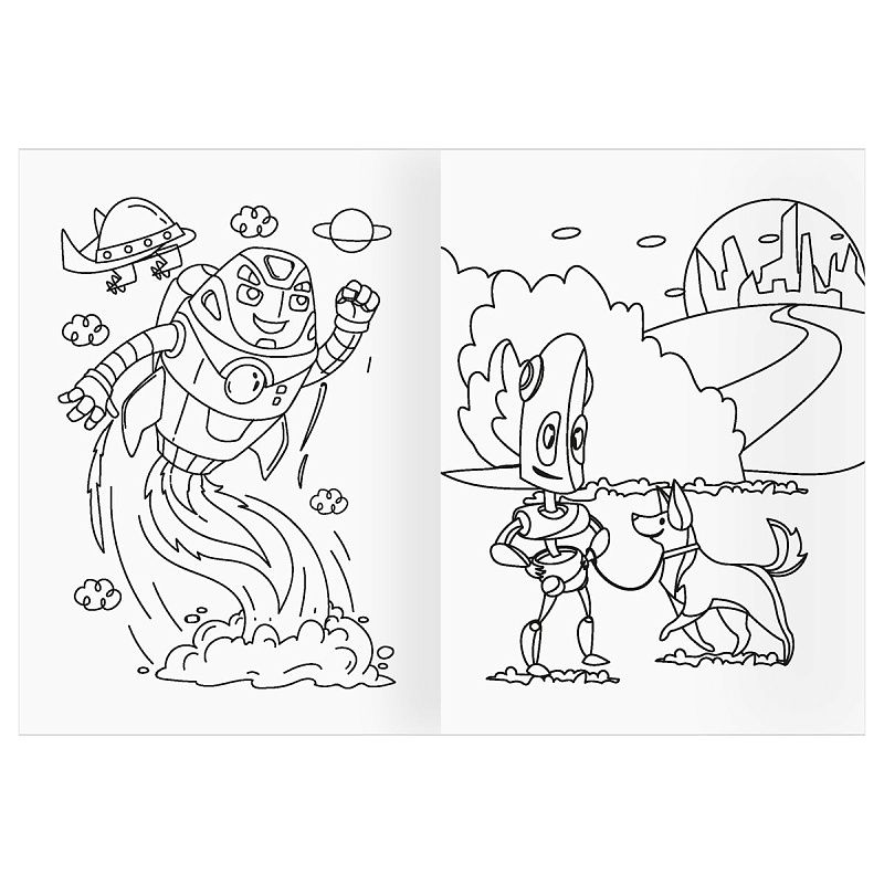 Раскраска А5 ТРИ СОВЫ "Наш друг- робот", 16стр.