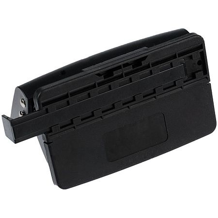 Дырокол Berlingo "Office Soft" 10л., пластиковый, красный, с линейкой