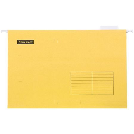Подвесная папка OfficeSpace Foolscap (365*240мм), желтая 
