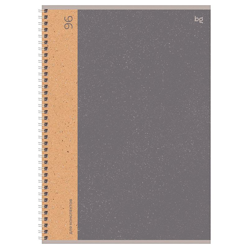 Тетрадь 96л., А4, клетка, на гребне BG "Крафт"