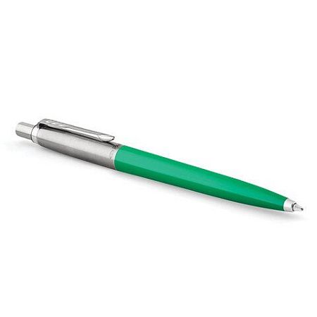 Ручка шариковая PARKER "Jotter Orig Green", корпус зеленый, нержавеющая сталь, блистер, синяя, 2076058 
