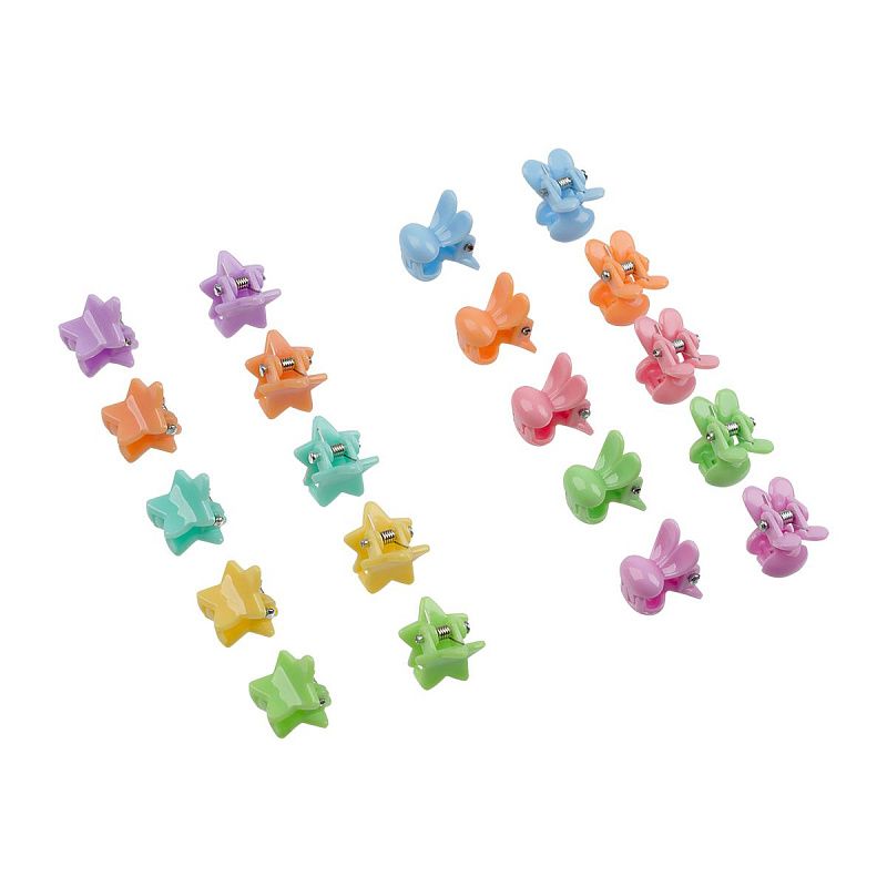 Заколки для волос MESHU, пастельные крабики, 10шт., европодвес