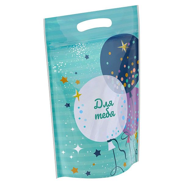 Набор подарочных пакетов 15*22 см, зип-лок, MESHU "Для тебя", 36шт.