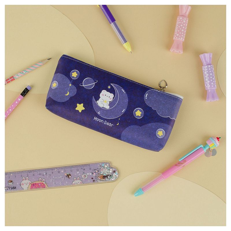 Пенал мягкий 200*85*30 MESHU "Bear", искусственная кожа