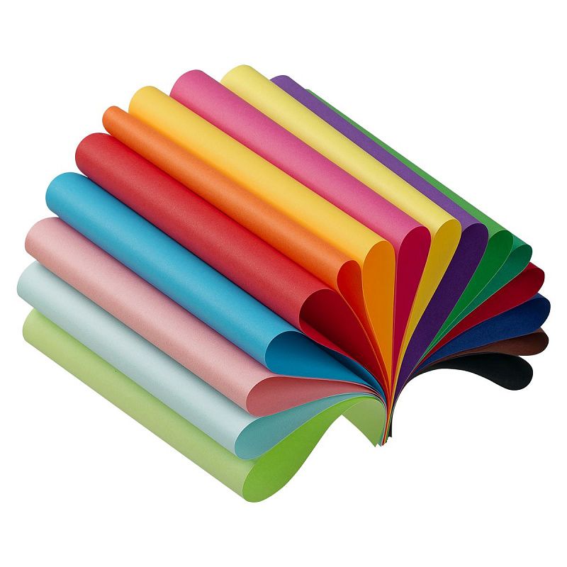 Цветная бумага тонированная А4, Мульти-Пульти, 80л., 16цв., в термоусаде, "Волшебник изумрудного города"