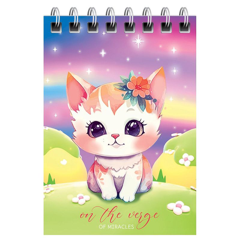 Блокнот А7 40л. на гребне BG "Милые животные"