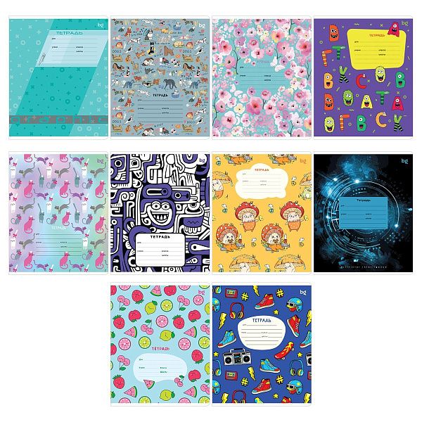 Тетрадь 12л., клетка BG "Рисунок"