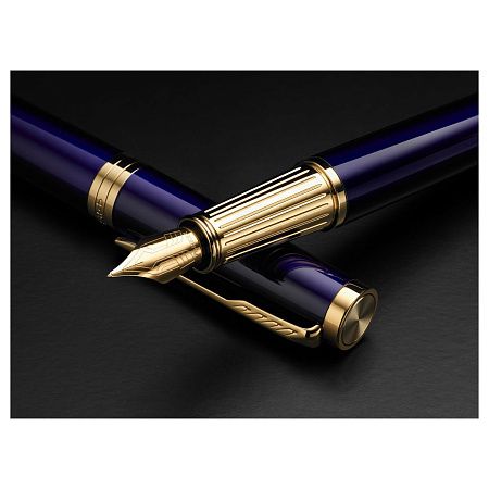 Ручка перьевая Parker "Ingenuity Blue GT" 0,8мм, подарочная упаковка 