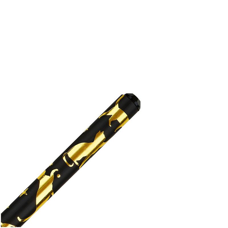 Карандаш ч/г MESHU "Moon cat", HB, заточен., c фольгированием, стразы на топе, без ластика, ассорти, туба 