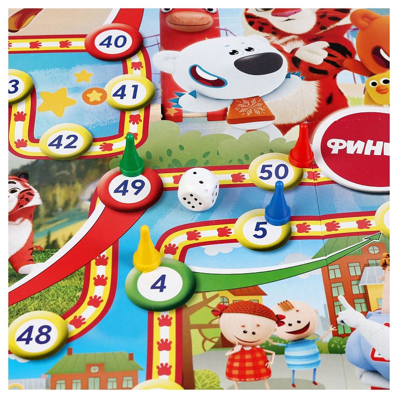Игра настольная Умные игры "Ходилка. Мульт", картонная коробка 