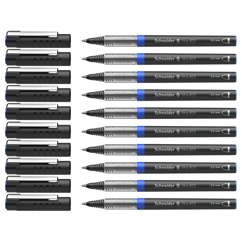 Ручка-роллер Schneider "Xtra 823" синяя, 0,5мм, одноразовая 