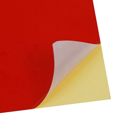 Цветная бумага самоклеящаяся А4, Мульти-Пульти, 12л., 12цв., в папке с европодвесом, "Приключения Енота"