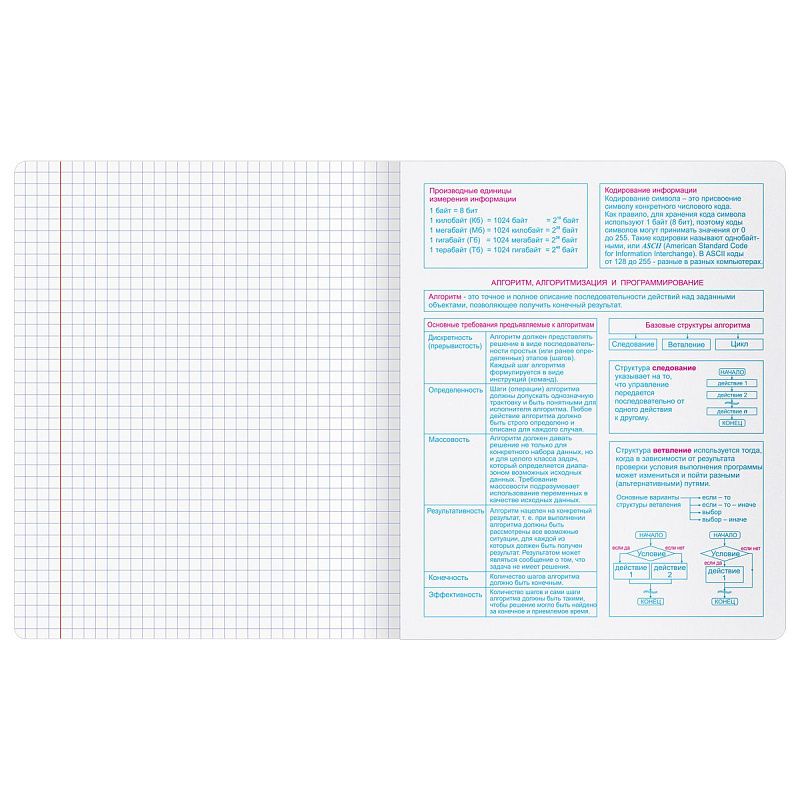 Тетрадь предметная 48л. BG "Крафт" - Информатика, матовая ламинация