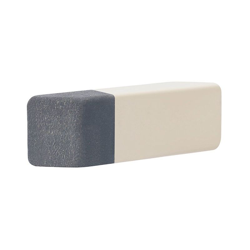 Ластик Koh-I-Noor "Sanpearl" 80, скошенный, комбинированный, натуральный каучук, 41*14*8мм 