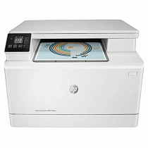 картинка МФУ лазерное ЦВЕТНОЕ HP Color LaserJet M182n "3 в 1", А4, 16 стр./мин, 30000 стр./месяц, сетевая карта, 7KW54A от магазина