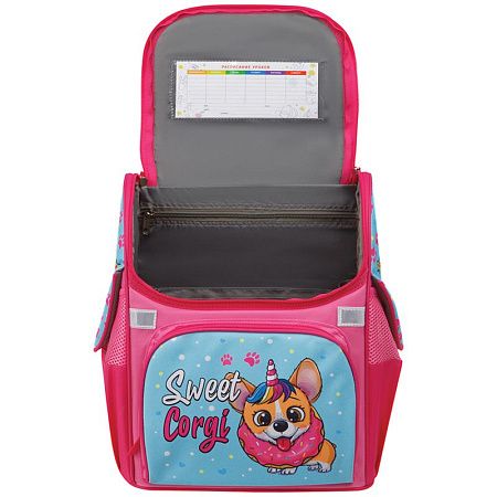 Ранец ArtSpace Junior "Sweet dog" 37*28*21см, 1 отделение, 3 кармана, анатомическая спинка 