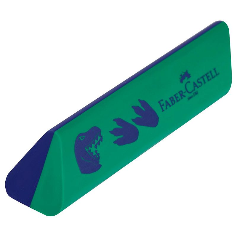 Ластик Faber-Castell "Dinosaur", треугольный, 62*22*12мм 