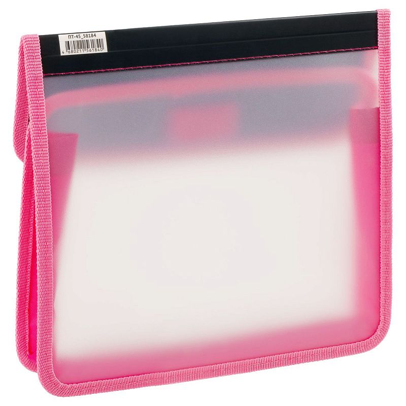 Папка для тетрадей 1 отделение, ArtSpace "Cute Pets", А5, пластик, на липучке 