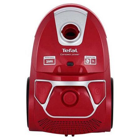Пылесос TEFAL TW3953EA, с пылесборником, 2000Вт, мощность всасывания 750Вт, красный, 2211400166