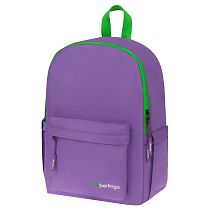 Рюкзак Berlingo "Regular purple", 40*27*16см, 1 отделение, 3 кармана, уплотненная спинка Рюкзак Berlingo "Regular purple", 40*27*16см, 1 отделение, 3 кармана, уплотненная спинка