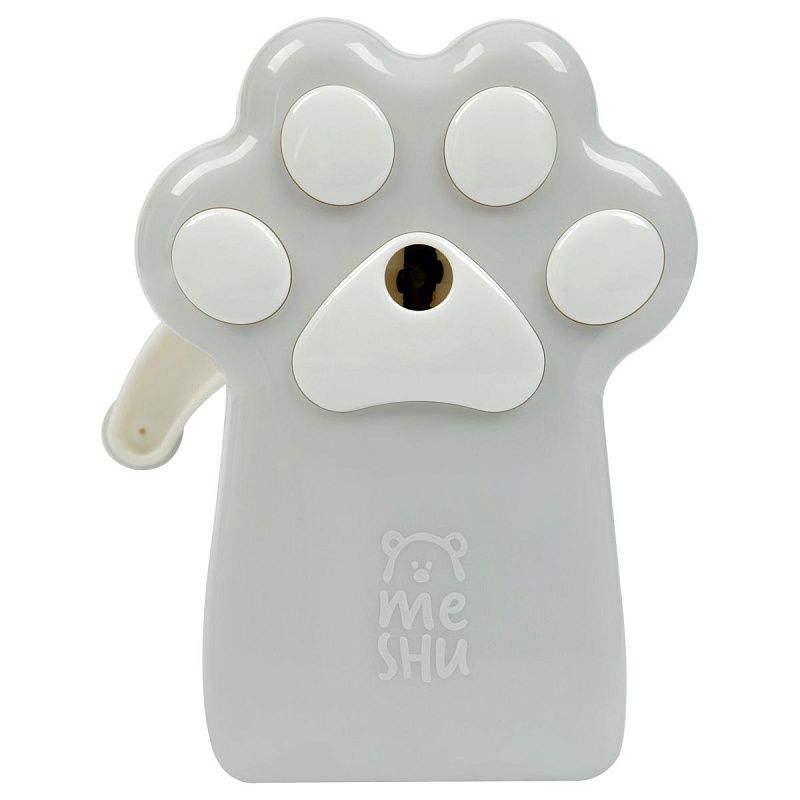 Точилка механическая MESHU "Paw", пласт. корпус, инд. упаковка 