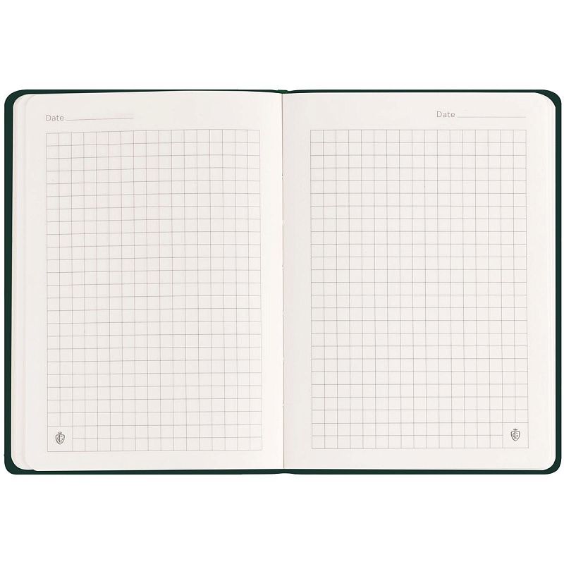 Записная книжка А6 80л. ЛАЙТ, кожзам, Greenwich Line "Classic. Olive", с резинкой, фактурное тиснение, блок в клетку