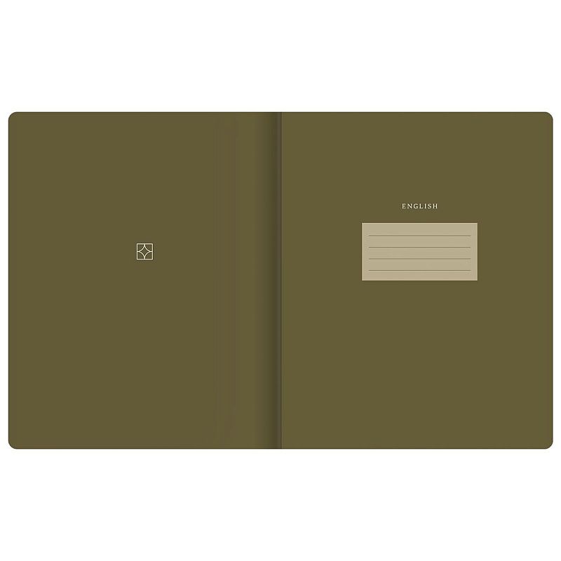 Тетрадь предметная 48л. BG "Сolor object" - Английский язык, soft-touch ламинация, тиснение фольгой, 70г/м2