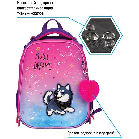 Ранец Berlingo Expert "Husky boy" 37*28*16см, 2 отделения, 2 кармана, анатомическая спинка 