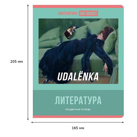 Тетрадь предметная 48л. BG "Art object" - Литература, эконом