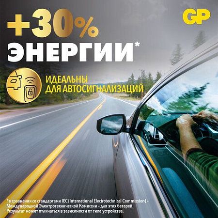 Батарейка GP Lithium CR2032, литиевая, 2 шт., блистер, CR2032-2CRU2