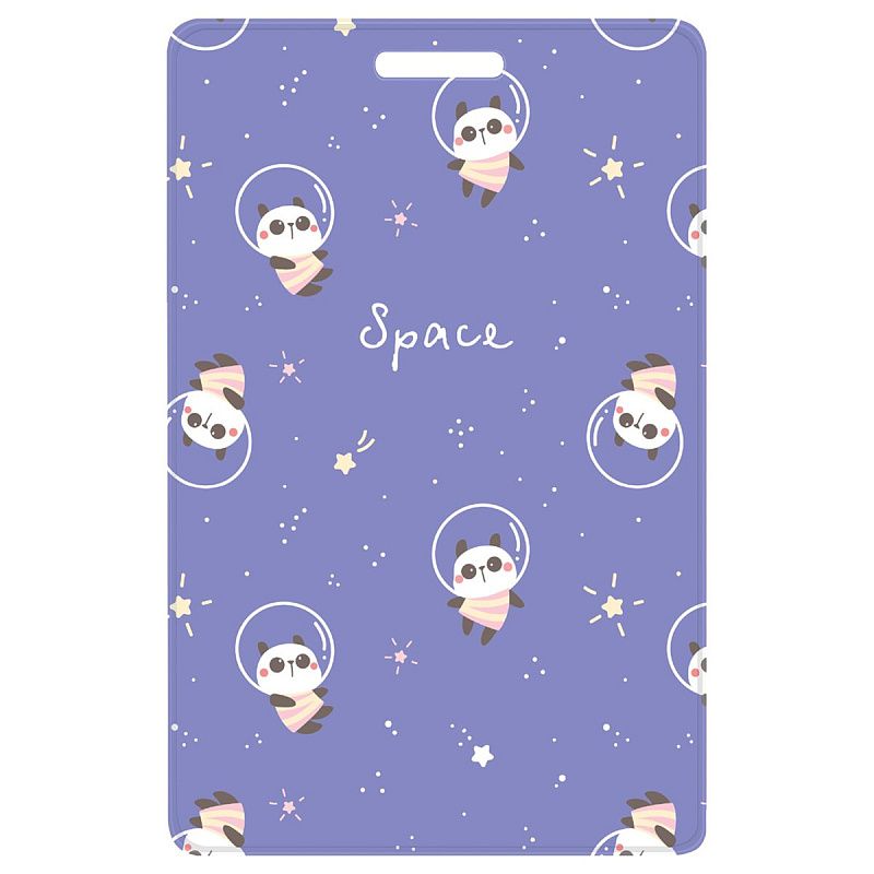 Обложка-карман для карт и пропусков OfficeSpace "My Friends", 95*65мм, ПВХ, ассорти 