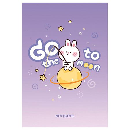 Блокнот А6 40л. на отрывной склейке MESHU "The cat's journey", матовая ламинация, выборочный УФ-лак