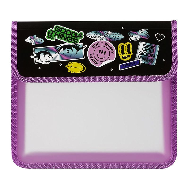 Папка для тетрадей 1 отделение, ArtSpace "Icons", А5, пластик, на липучке 