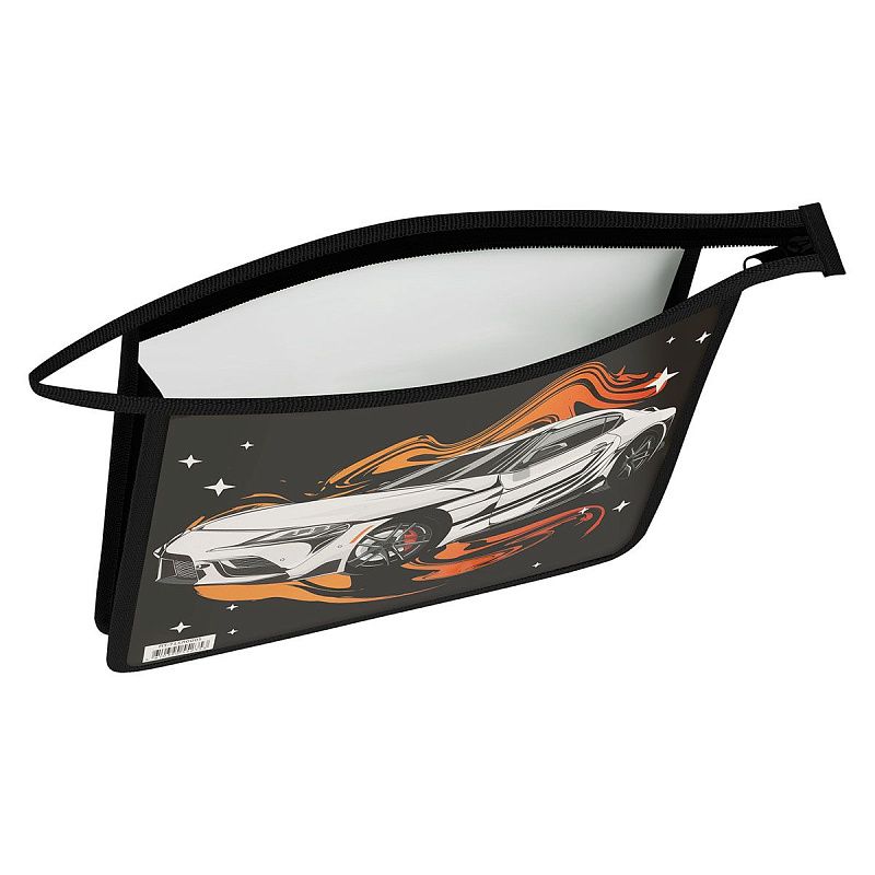 Папка для тетрадей 1 отделение, ArtSpace "Sports coupe", А5, пластик, на молнии 