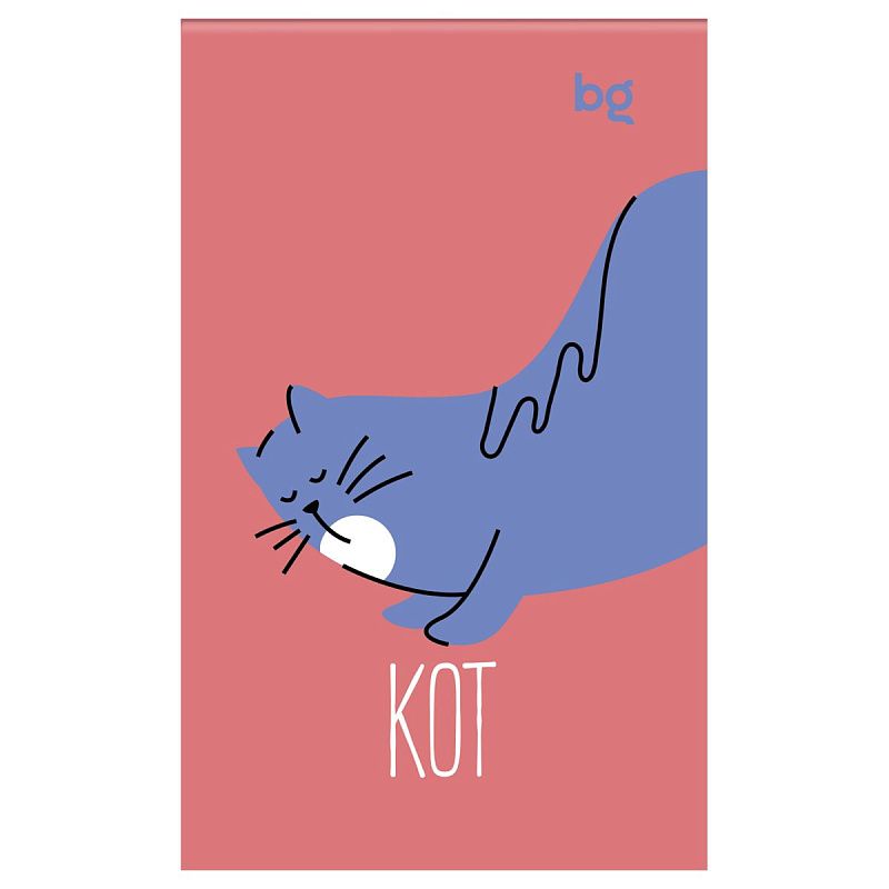 Блокнот А7 48л. на склейке BG "Монокот"