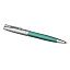 Ручка шариковая Parker "Sonnet Sand Blasted Metal&Green Lacquer" черная, 1,0мм, поворот., подарочная упаковка