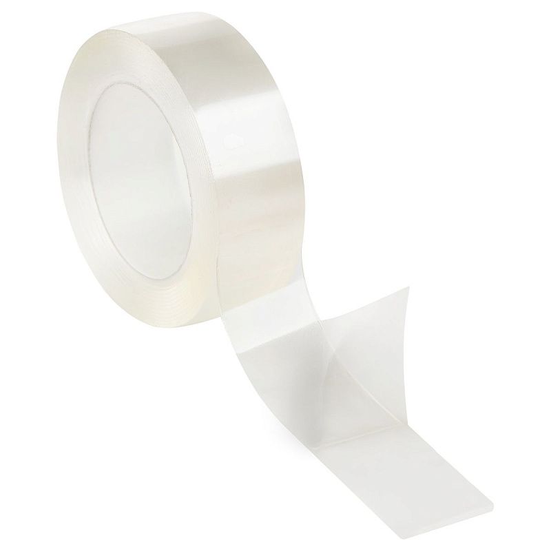 Клей-лента двусторонняя многоразовая OfficeSpace, 20мм*1мм*2м