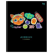 Дневник 1-4 кл. 48л. (ЛАЙТ) BG "Cyber cat", глянцевая ламинация