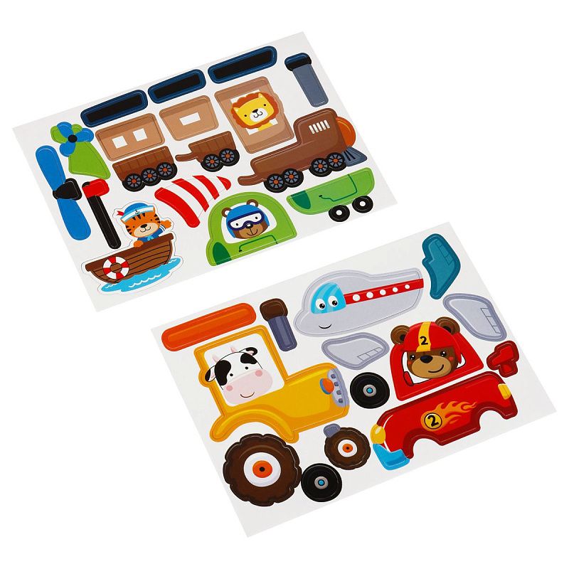 Игра развивающая на магнитах ТРИ СОВЫ "Веселый транспорт", 31 эл. 